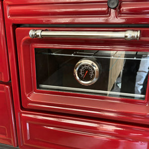Red Cast Iron Wood Stove - CastingFire